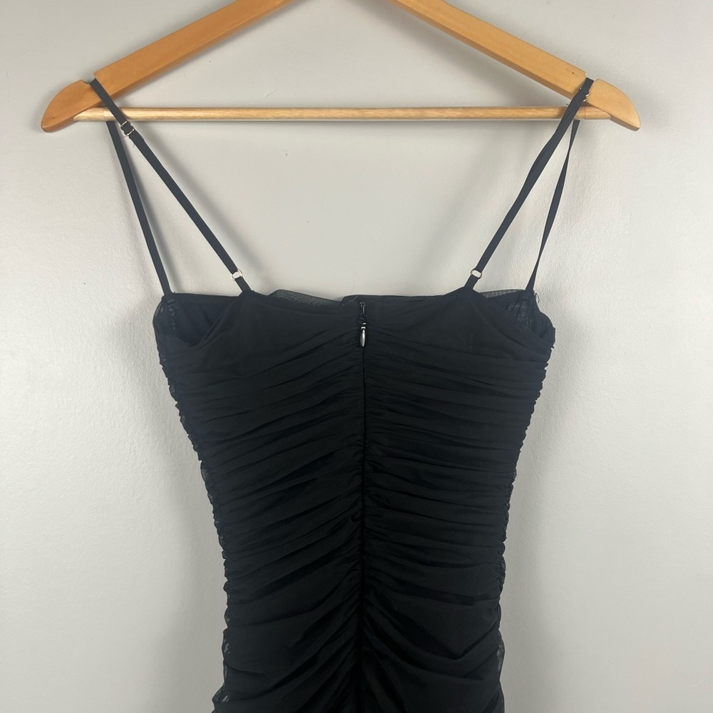 House of CB Black Fornarina Mesh Organza Dress Size extra small - Picture 9 of 9